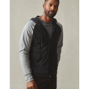 NEW American Giant‎ Mens XL Colorblock Lightweight Full Zip Jacket